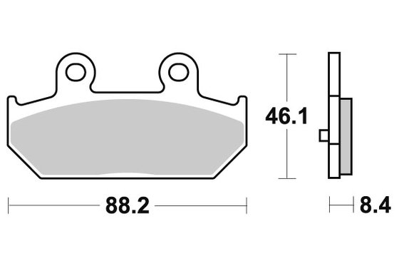 182MS SBS brakepads maxi sinter