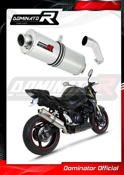 SU041DA-S Dominator exhaust silencer oval