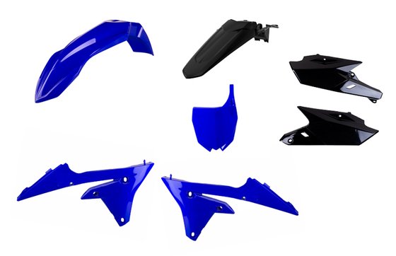 90831 POLISPORT body kit in blue/black for yamaha yzf 2014-2017