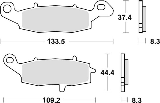 MCB682SV TRW sintered metal brake pad