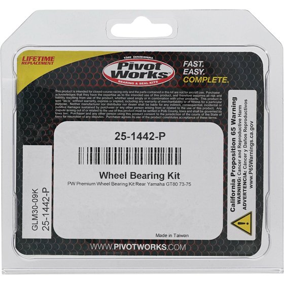 25-1442 All Balls wheel bearing kit rear