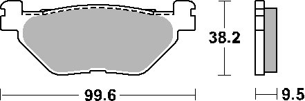 769HF SBS brakepads ceramic