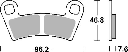 898SI SBS brake pads