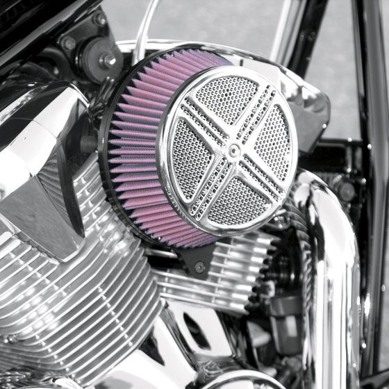 BA-2313-00 BARON "big air chrome air cleaner kit"