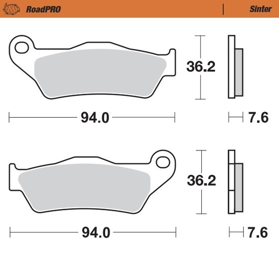 403201 MOTO-MASTER sintered front brake pad