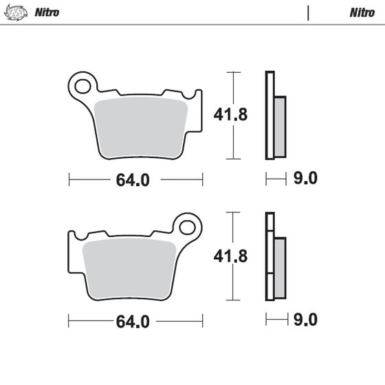 094421 MOTO-MASTER nitro offroad brake pad