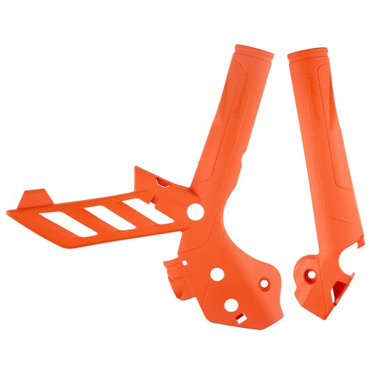 8466500002 POLISPORT frame guard for ktm sxf 2011-2015 orange