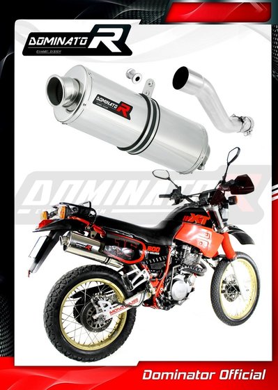 YA034DA-S Dominator exhaust silencer oval