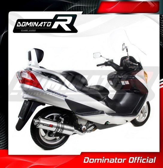 SU048DST-S Dominator exhaust silencer round