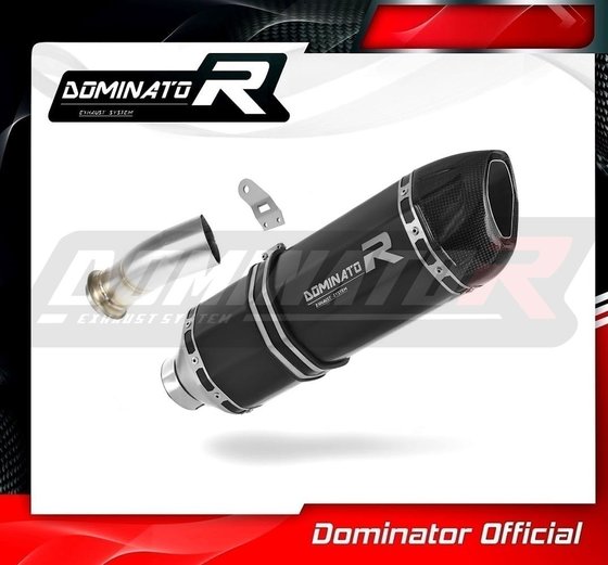 KT046DFBL-S Dominator exhaust silencer muffler hp1 black