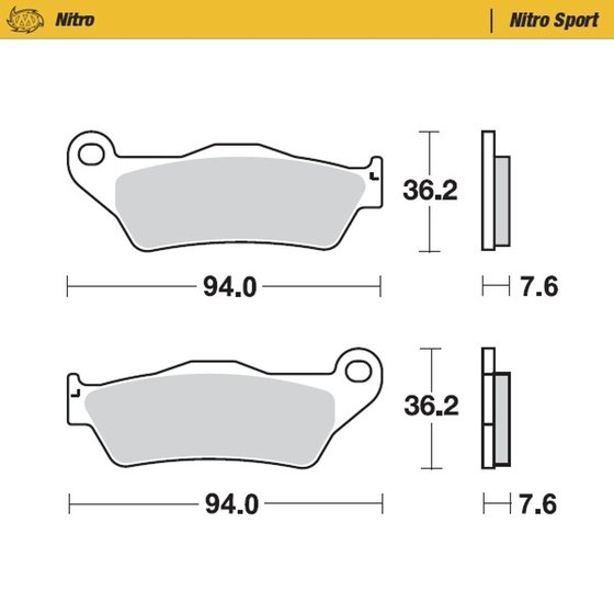 093022 MOTO-MASTER nitro sport brake pad