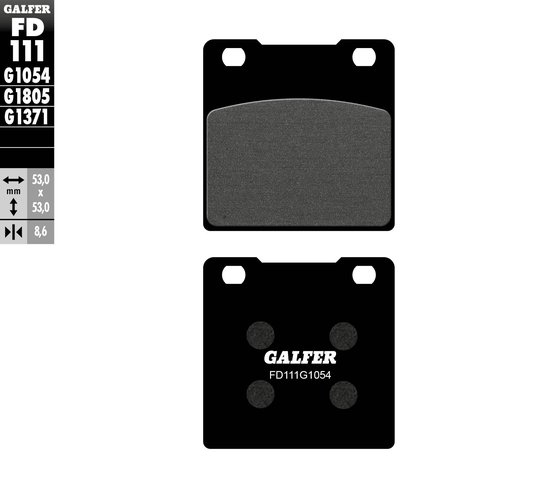 FD111G1054 GALFER semi-metal brake pad