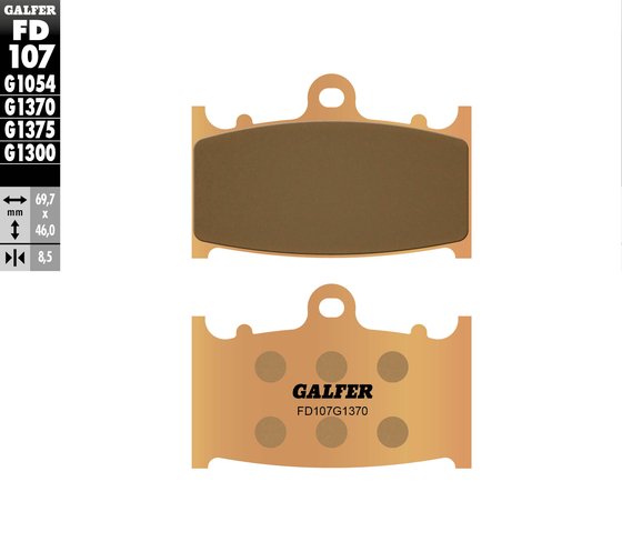 FD107G1370 GALFER street sinter brake pad