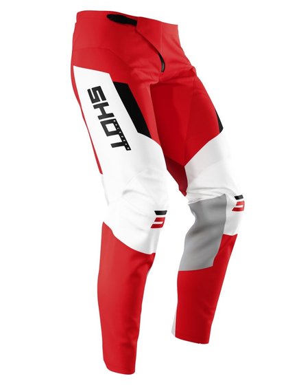 A09-11B2-C03-32 SHOT contact chase red motorcycle pants