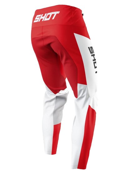 A09-11B2-C03-32 SHOT contact chase red motorcycle pants