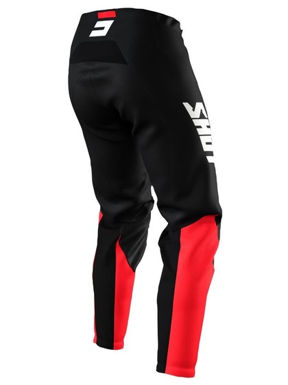 A09-11D1-A05-26 SHOT moto devo raw burst red pants