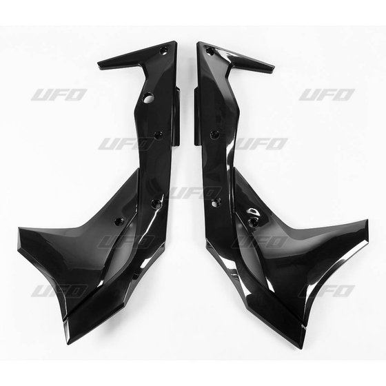 KA04747#001 UFO black radiator covers for kawasaki kxf250 (2017-2020)