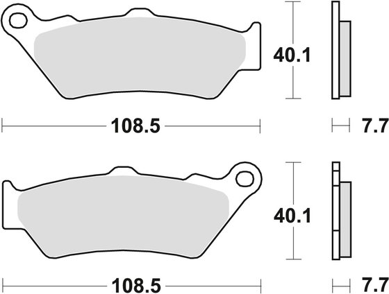 MCB671SV TRW sintered metal brake pads