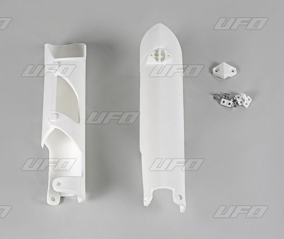 KT04002#047 UFO fork slider protectors white