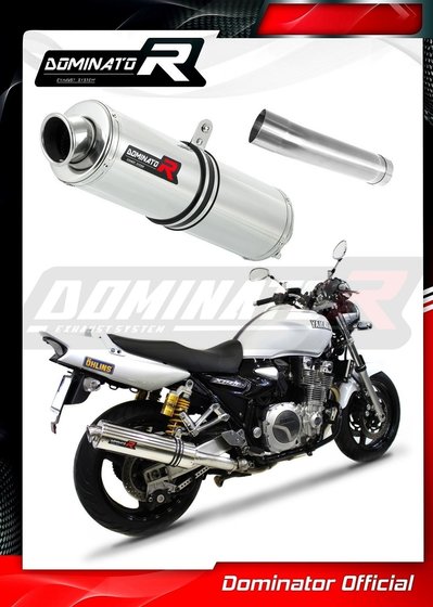 YA119DST-S Dominator exhaust silencer round