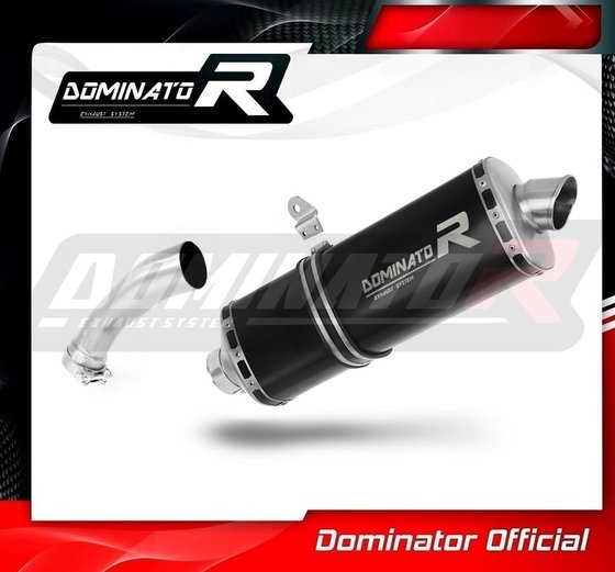 BW111DP7BL-S Dominator exhaust silencer muffler p7 black