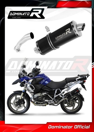 BW111DP7BL-S Dominator exhaust silencer muffler p7 black