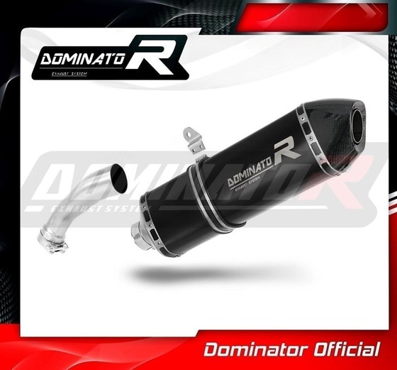 BW110DF7BL-S Dominator exhaust silencer muffler hp7 black