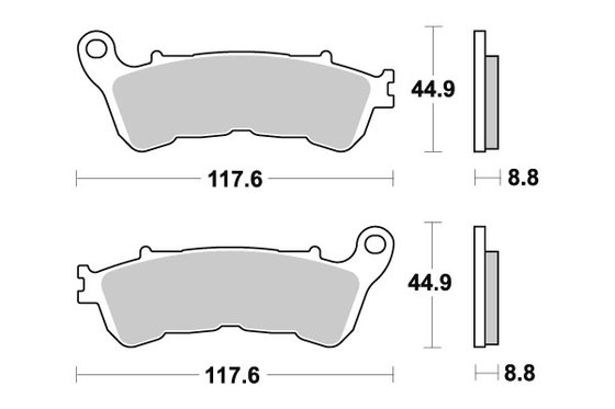 192MS SBS brakepads maxi sinter