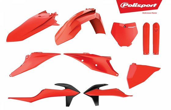 90815 POLISPORT fluo orange body kit for ktm 19-