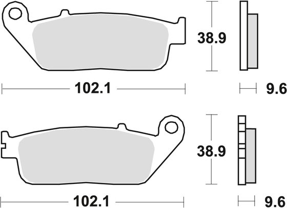 MCB677 TRW allround organic standard brake pad