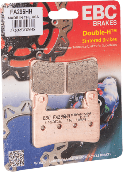 FA296HH EBC usa made double-h series sintered brake pads