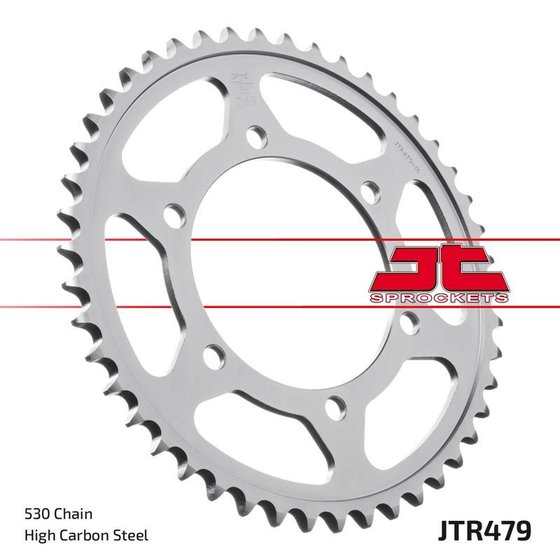 JTR479.46ZBK JT Sprockets rear steel sprocket - 46 teeth