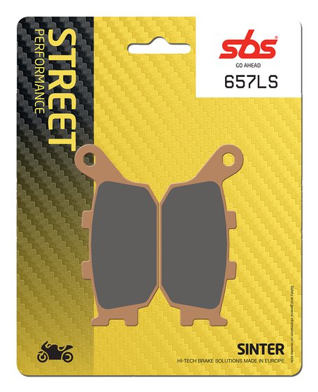 657LS SBS brakepads sintered rear