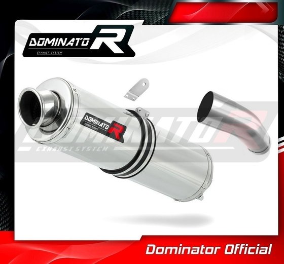 SU095DST-S Dominator exhaust silencer round