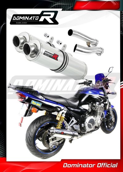 YA029DST-S Dominator exhaust silencer round