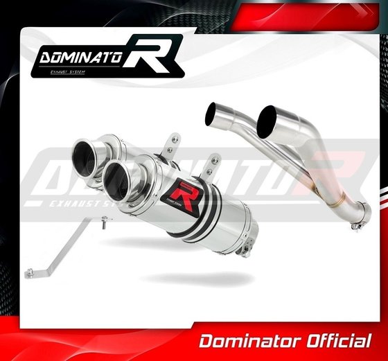 YA090DST-S Dominator exhaust silencer round