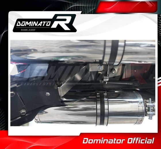 YA090DST-S Dominator exhaust silencer round