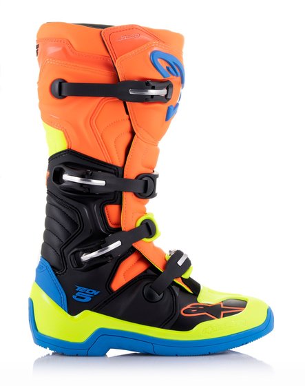 695-2015015-4755 ALPINESTARS tech 5 orange fluo/blue/ yellow fluo