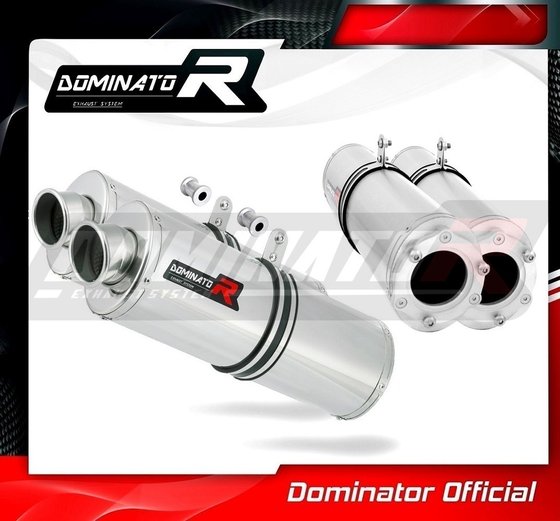 SU025DA-S Dominator exhaust silencer oval