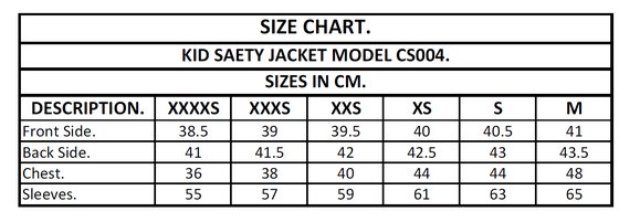 CS004XXS GARETH chest protector mesh cover