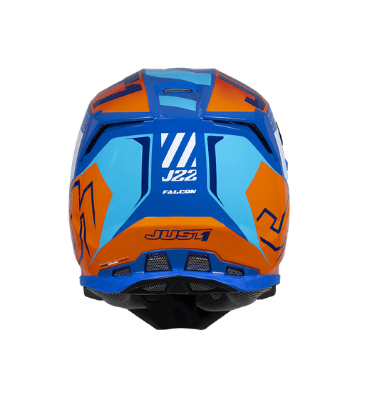 604-230015 Just 1 helmet j-22 f falcon orange/blue