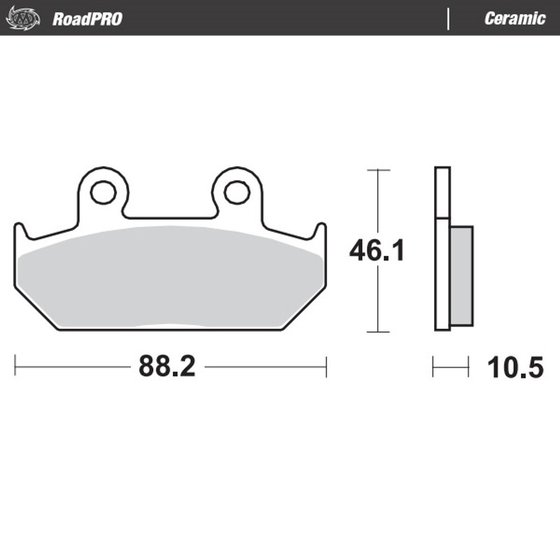 411304 MOTO-MASTER ceramic brake pad