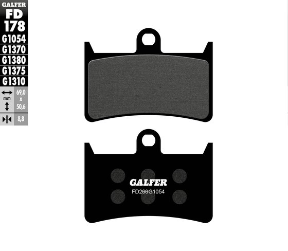 FD178G1054 GALFER semi-metal brake pad