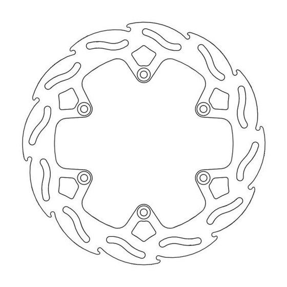 M110513 MOTO-MASTER rear brake disc