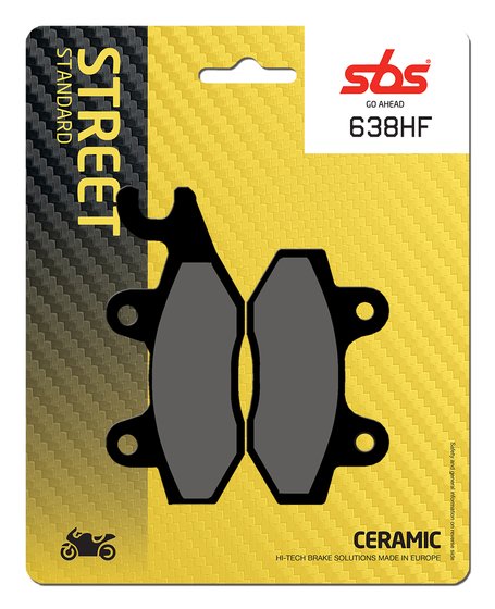 638HF SBS brakepads ceramic