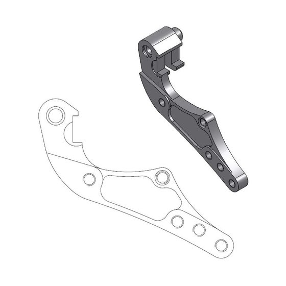 211043 MOTO-MASTER brake caliper relocation bracket