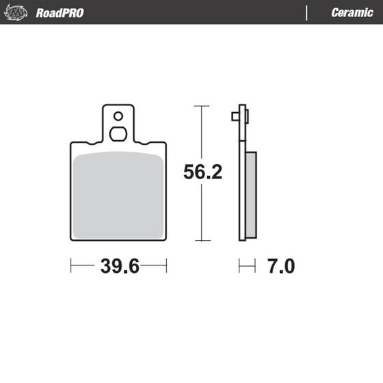 401704 MOTO-MASTER ceramic brake pad