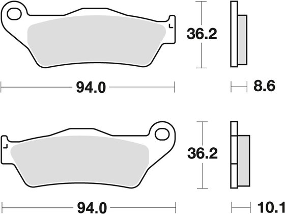 MCB707SH TRW sintered metal brake pads