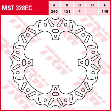 MST328EC TRW wave brake rotor