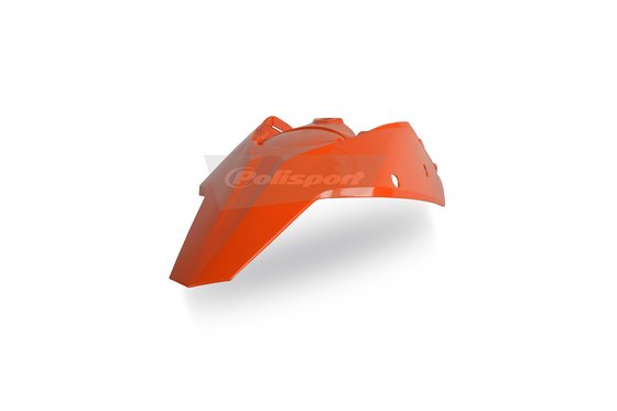 8567900008 POLISPORT rear orange fender with side panels